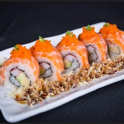 Salmon (Aburi) Roll แซลมอนโรล