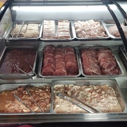 หมูกระทะบุฟเฟ่ต์ สะอาด อร่อย หลากหลายรายการให้เลือกทาน หมู3ชั้นสไลด์ หมูหมักนุ่ม