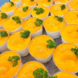 พุดดิ้งนมสด ส้ม