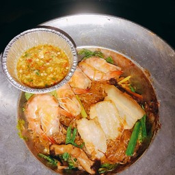 ร้านคอหมูย่างกุ้งอบวุ้นเส้นครัวบ้านบูม