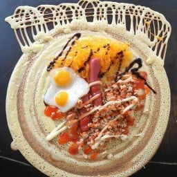 ขนมโตเกียว ตลาดนัดเลียบด่วน ตลาดนัดเลียบด่วนรามอินทรา