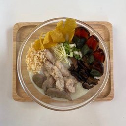 โจ๊กหมู+ไข่เยี่ยวม้า