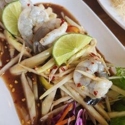 ตำกุ้งสด