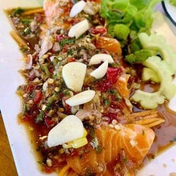 แซลมอนแช่ปลาร้าหอม