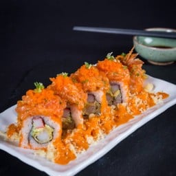 Salmon Crunchy Roll โรลแซลมอนสับ