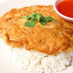 ข้าวไข่เจียวหมูสับ