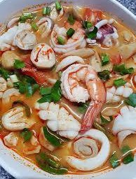 ต้มยำกุ้งปลาหมึก