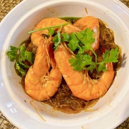 กุ้งอบวุ้นเส้น