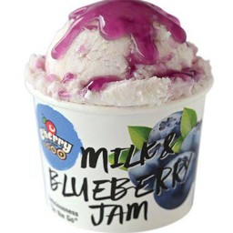 นมแยมบลูเบอร์รี่