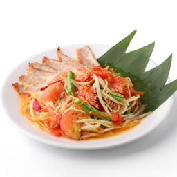 ตำไทยคอหมูย่าง