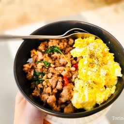 ข้าวกระเพราหมูสับ