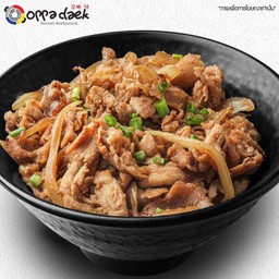 ข้าวหมูผัดซอสเกาหลี