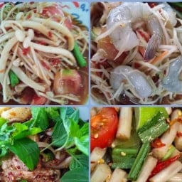 ตำแหลกหนองหาร,อาหารตามสั่ง