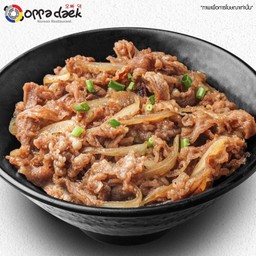 ข้าวเนื้อผัดซอสเกาหลี