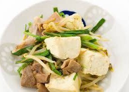 ผัดถั่วงอกเต้าหู้
