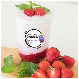 นมสดสตอเบอรี่