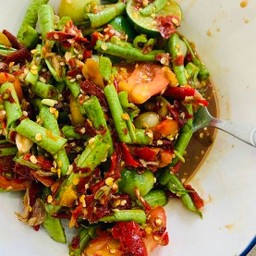 ตำถั่ว ปลาร้า