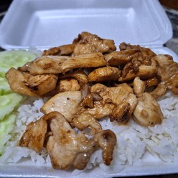 ข้าวราดไก่กระเทียม