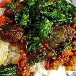 เป็นกับข้าว กระเพราไข่เยี่ยวม้า..เป็นกับข้าว