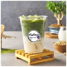 มัทฉะลาเต้(แก้วไซร์L)