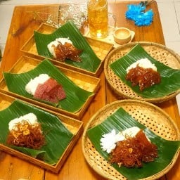 ข้าวเหนียวหมูฝอยหมูสวรรค์"โก๊ะ&เล็ก"