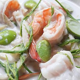 กุ้งกะทิหน่อไม้ดอง