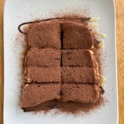 ขนมปังเนย+นม+โอวัลติน