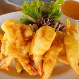 กุ้งชุบแป้งทอด