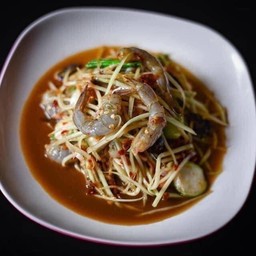 ตำกุ้งสด/สุก