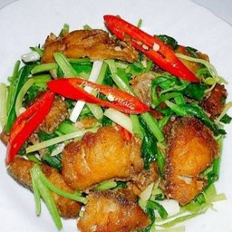 ปลากะพงผัดคื่นช่าย