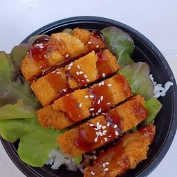 ข้่าวสเต็กปลาดอลลี่ชุปแป้งทอด