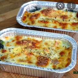 ผักโขมอบชีส