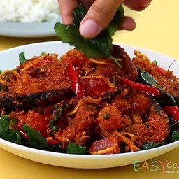 ข้าวกระเพราปลาดุก+ไข่ดาว
