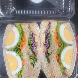 แซนวิชไข่ต้มทูน่า+ชีส