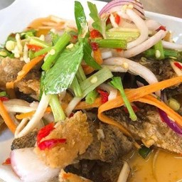 ยำปลาสลิด แยกน้ำยำ