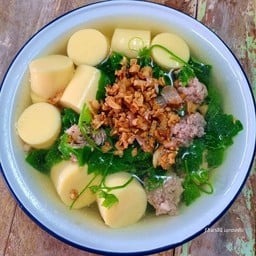 ต้มจืดวุ้นเส้นหมูสับ เต้าหู้ไข่