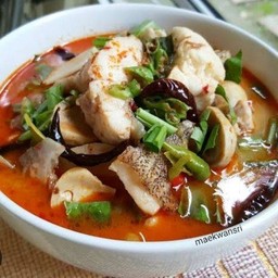 ต้มยำหัวปลาเก๋าแท้