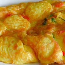 ข้าวไข่เจียวเต้าหู้ไข่