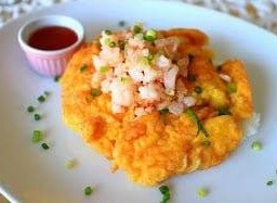 ไข่เจียวกุ้งสับ