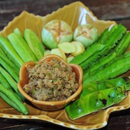 น้ำพริกแมงดา-สะตอเผา