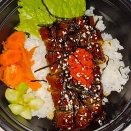 ข้าวหน้าปลาไหลญี่ย่างอบซอส