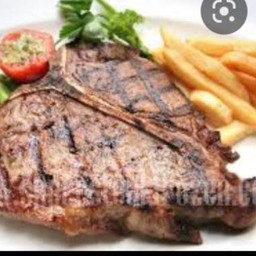 สเต็กเนื้อทีโบน + แป็บซี่   (โปโมรชั่น)