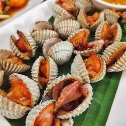 หอยแครงลวกจิ้ม