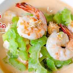 กุ้งกะทิมะระ