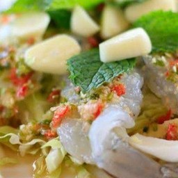 กุ้งแช่น้ำปลา