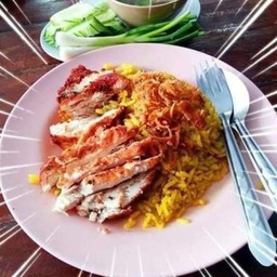 ข้าวหมกไก่ทอด