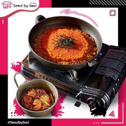 ข้าวคลุกสาหร่ายไข่กุ้ง จุกกุมิ
