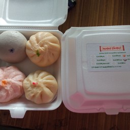 ซาลาเปา คละไส้ 4 ลูก