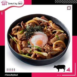 ข้าวหน้าเนื้อวากิวผัดบุลโกกิ