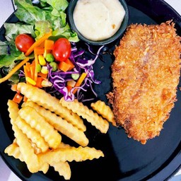 สเต็กปลาดอลลี่ทอดกรอบ